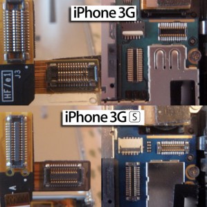 difference between iphone 3g and iphone 3gs digitizer and LCD connections